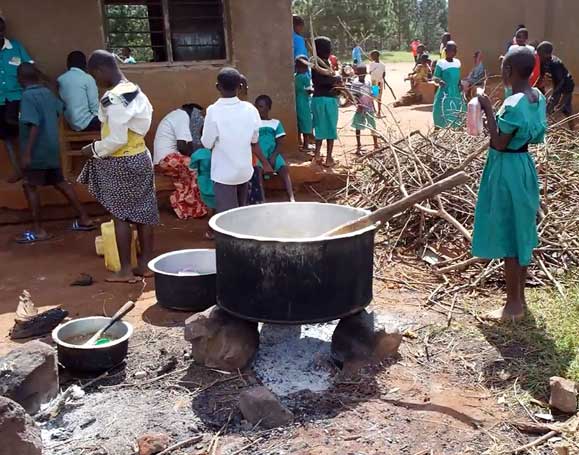 La cucina della scuola