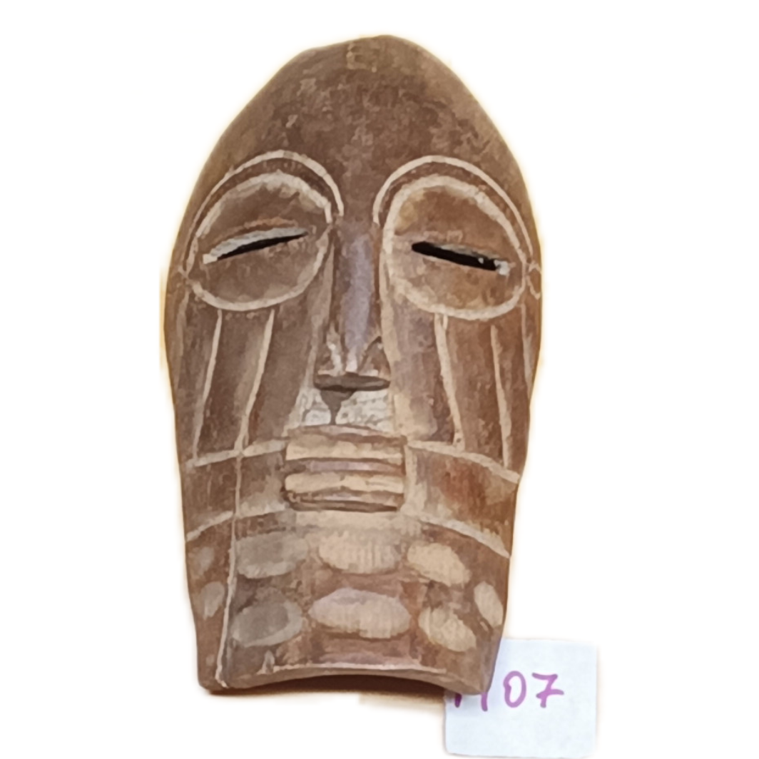 M07 Maschera cerimoniale africana in legno