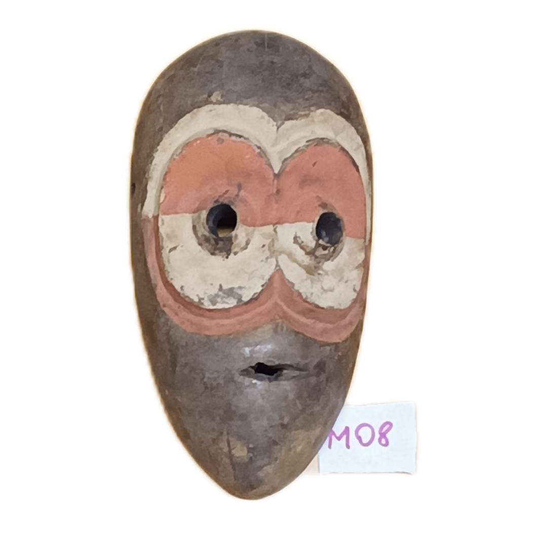 M08 Maschera cerimoniale in legno - R.D. Congo