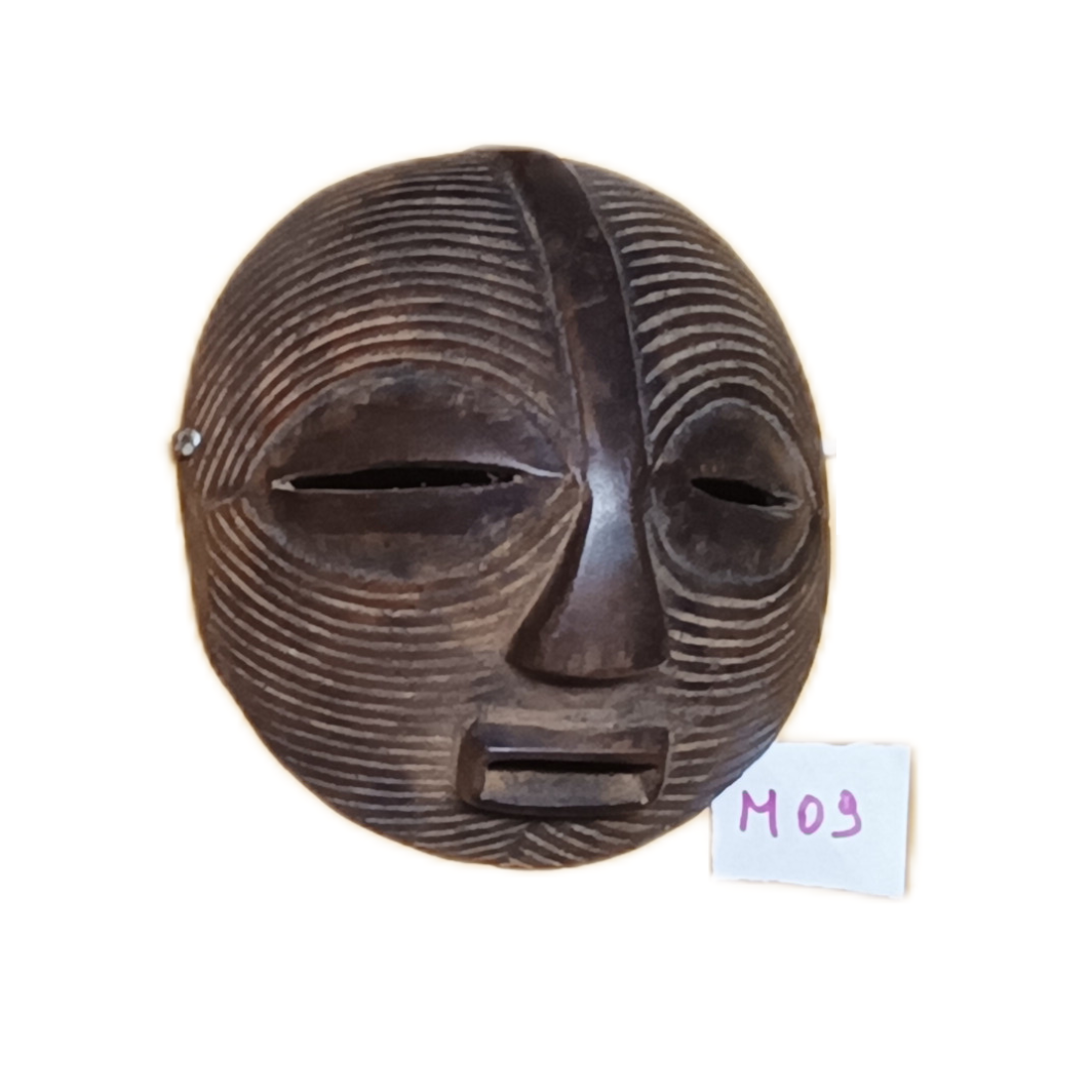M09 - Maschera cerimoniale africana in legno 