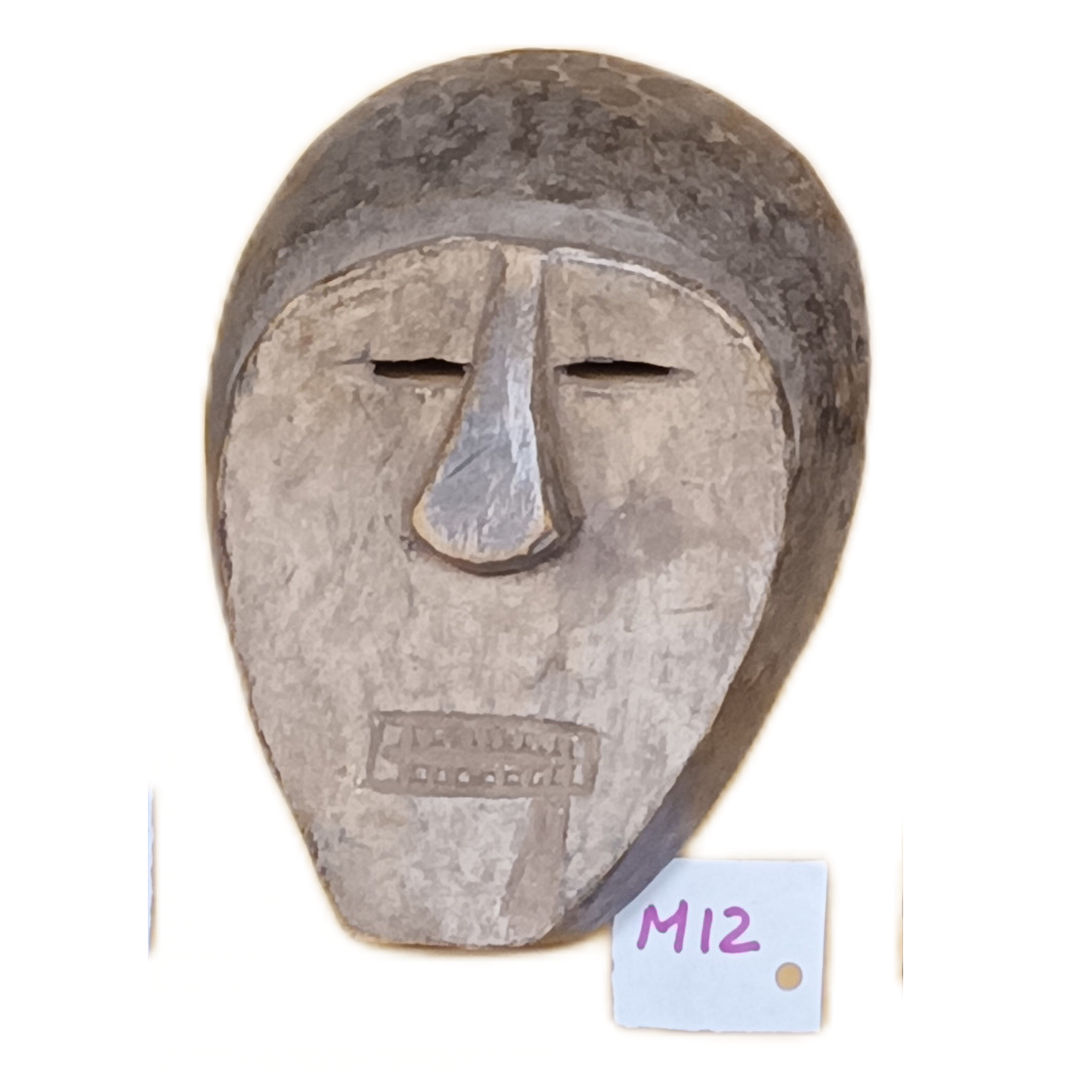 M12 Maschera cerimoniale africana in legno