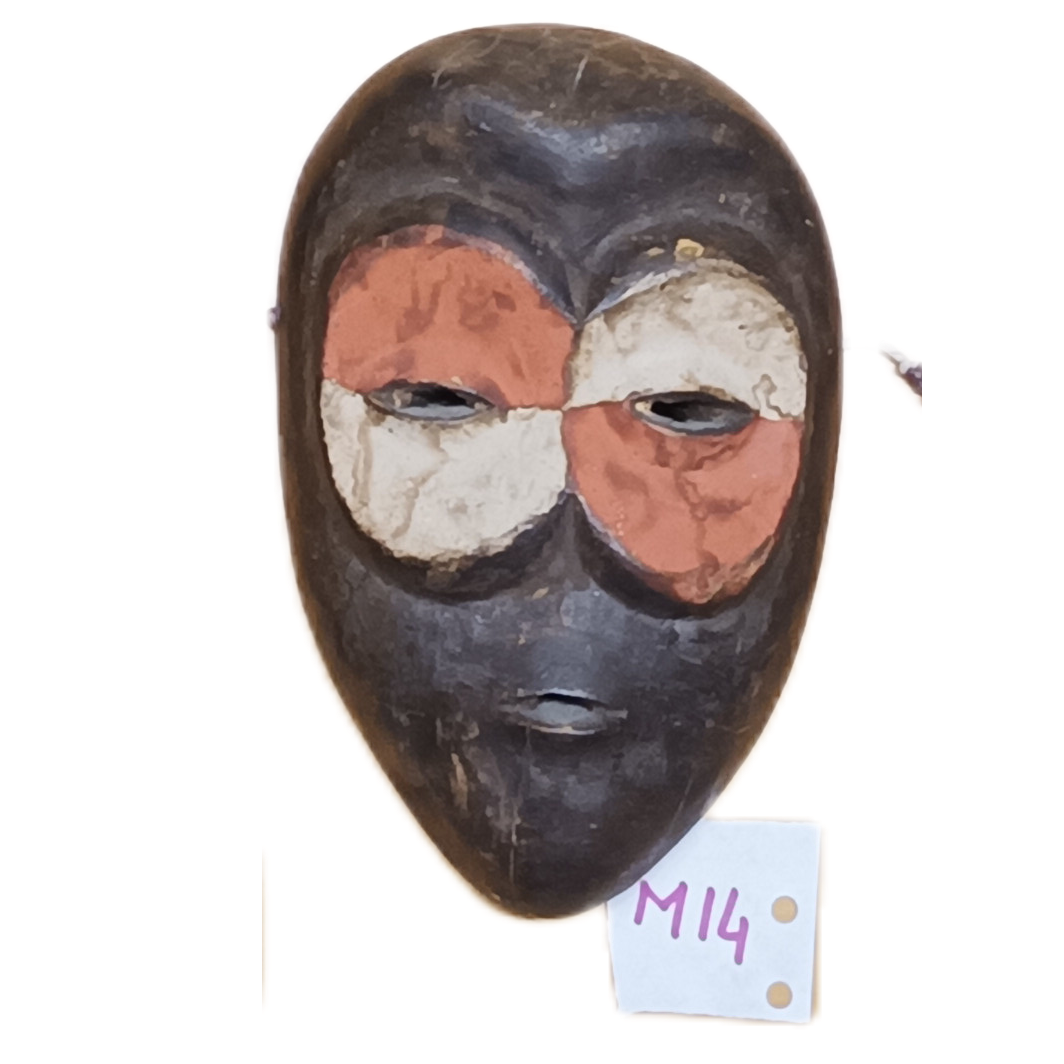 M14 Maschera cerimoniale africana in legno